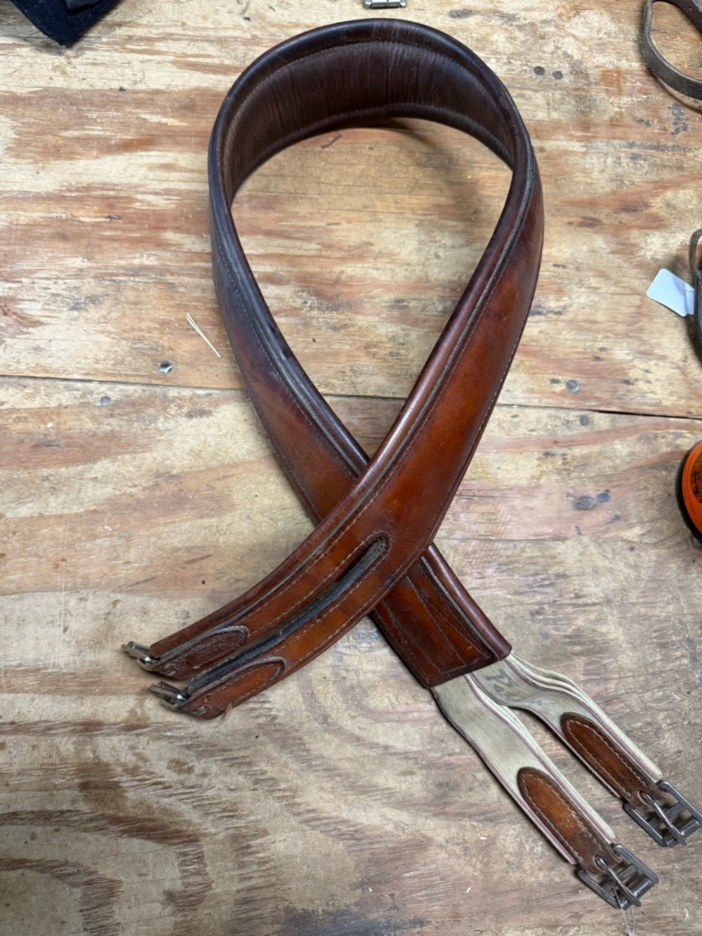 52” leather girth